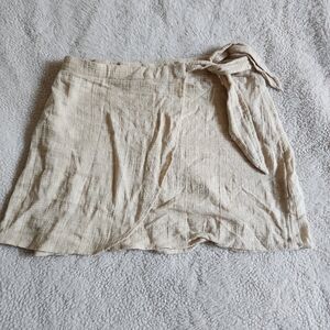Madewell Cover Up Wrap Mini Skirt